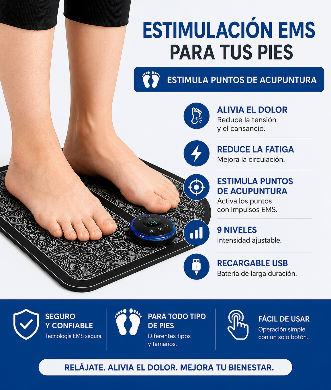 ALFOMBRA MASAJEADORA PARA PIES