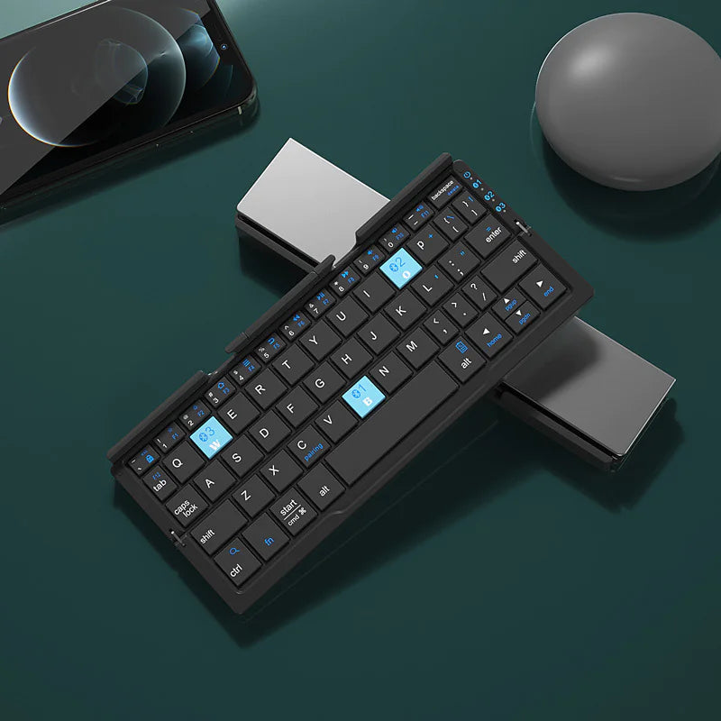 Pocket Foldable Bluetooth Keyboard