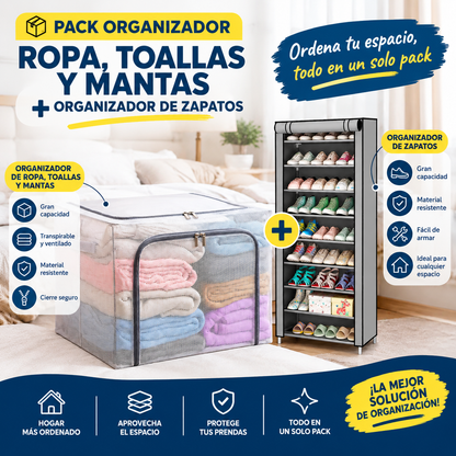 ORGANIZADOR MULTIUSO DE 100L – ¡AHORRA ESPACIO Y MANTEN TODO EN ORDEN!