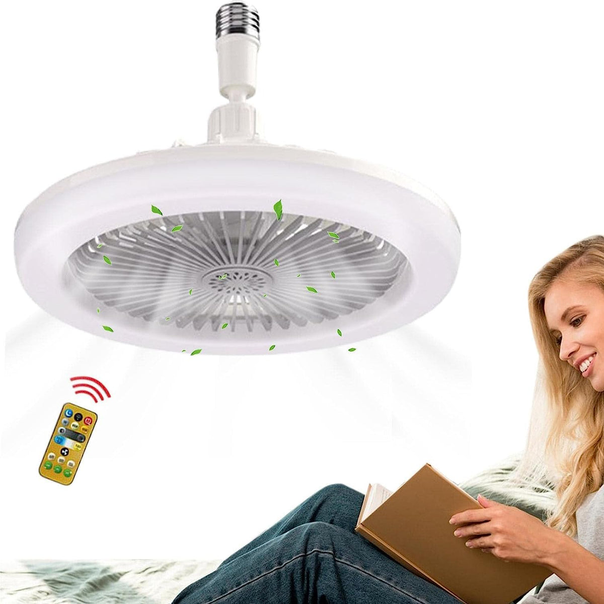 ABANICO LED MULTIFUNCIONAL CON AROMATIZANTE