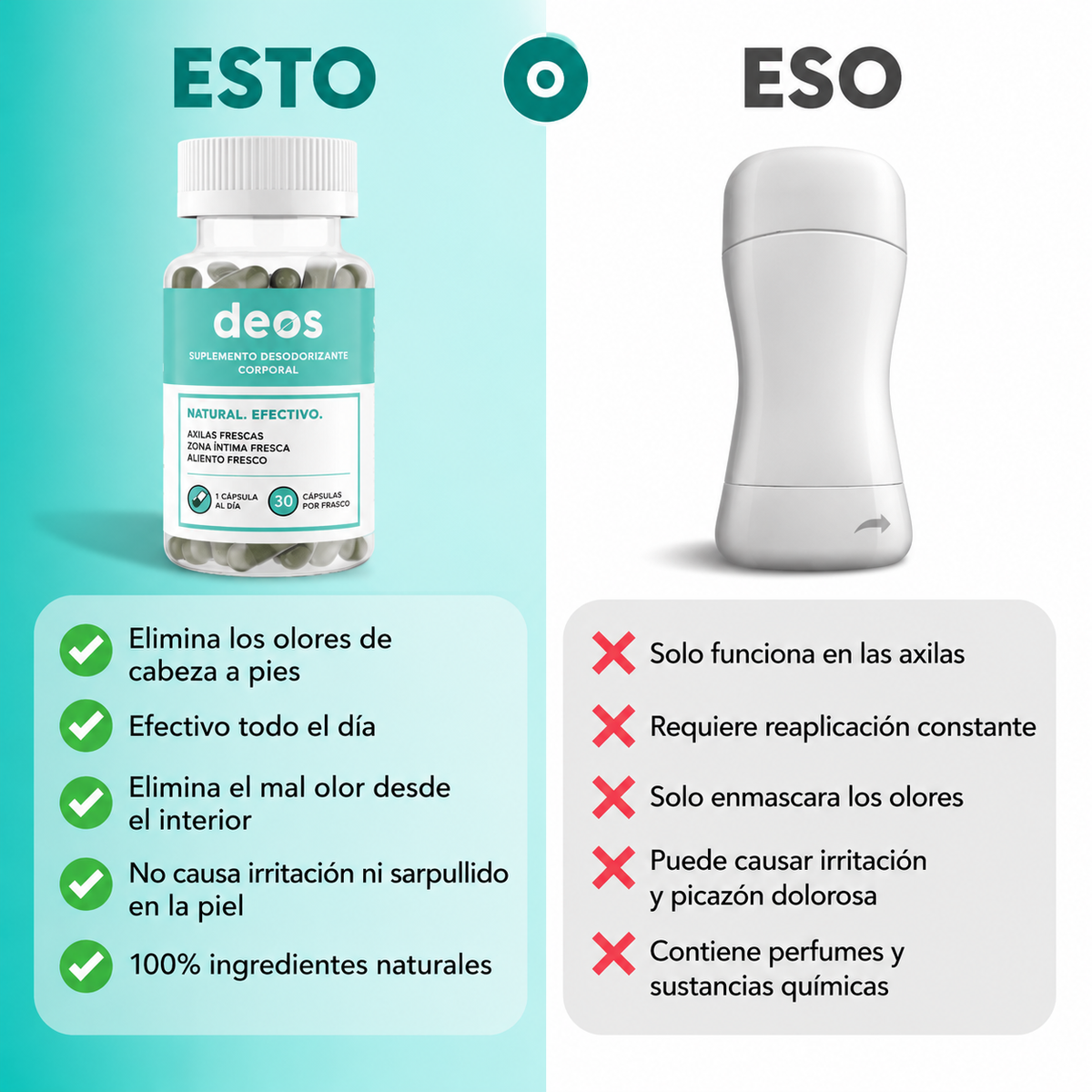DEOS - SUPLEMENTO CONTROL NATURAL DE OLORES