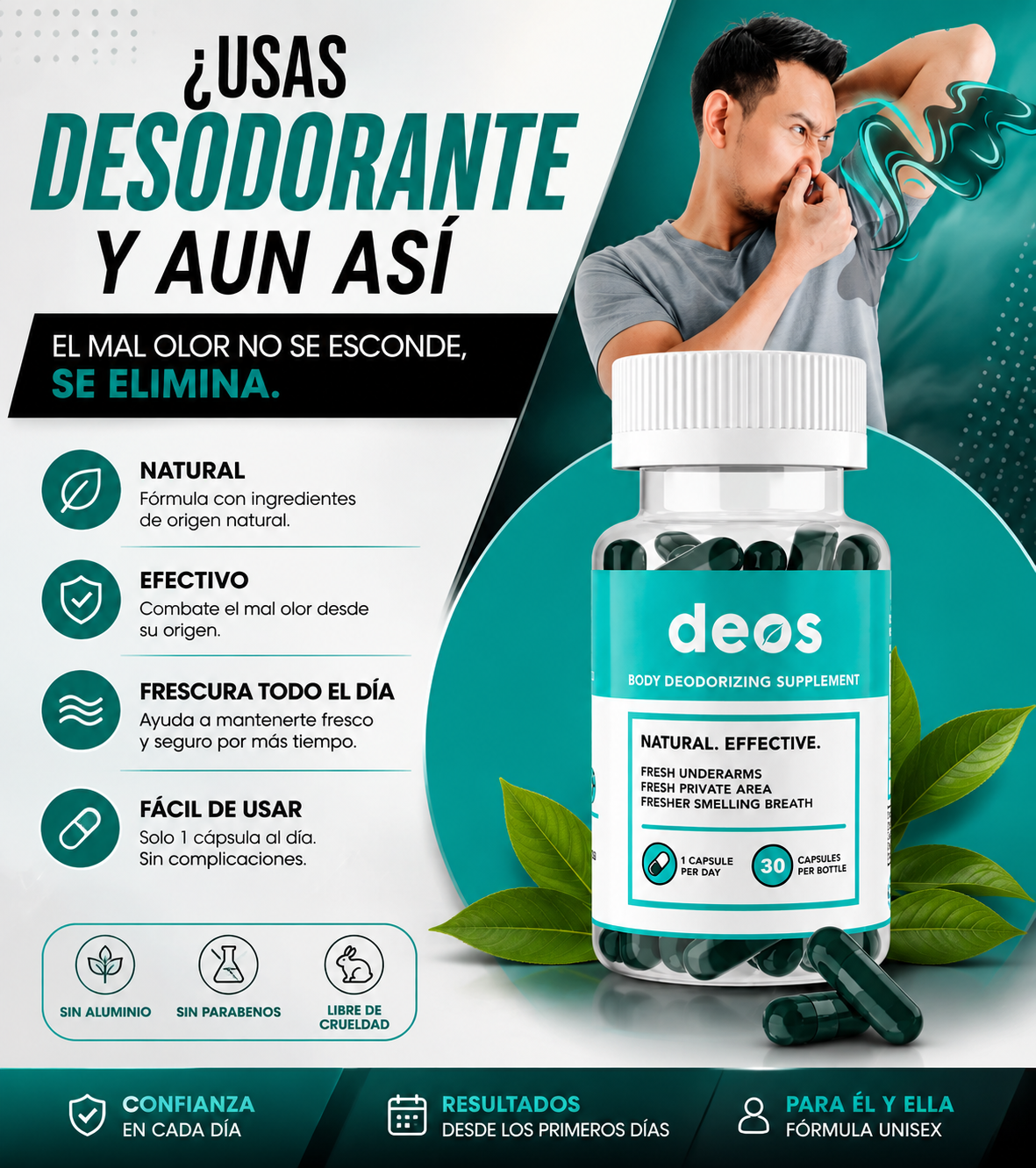 DEOS - SUPLEMENTO CONTROL NATURAL DE OLORES