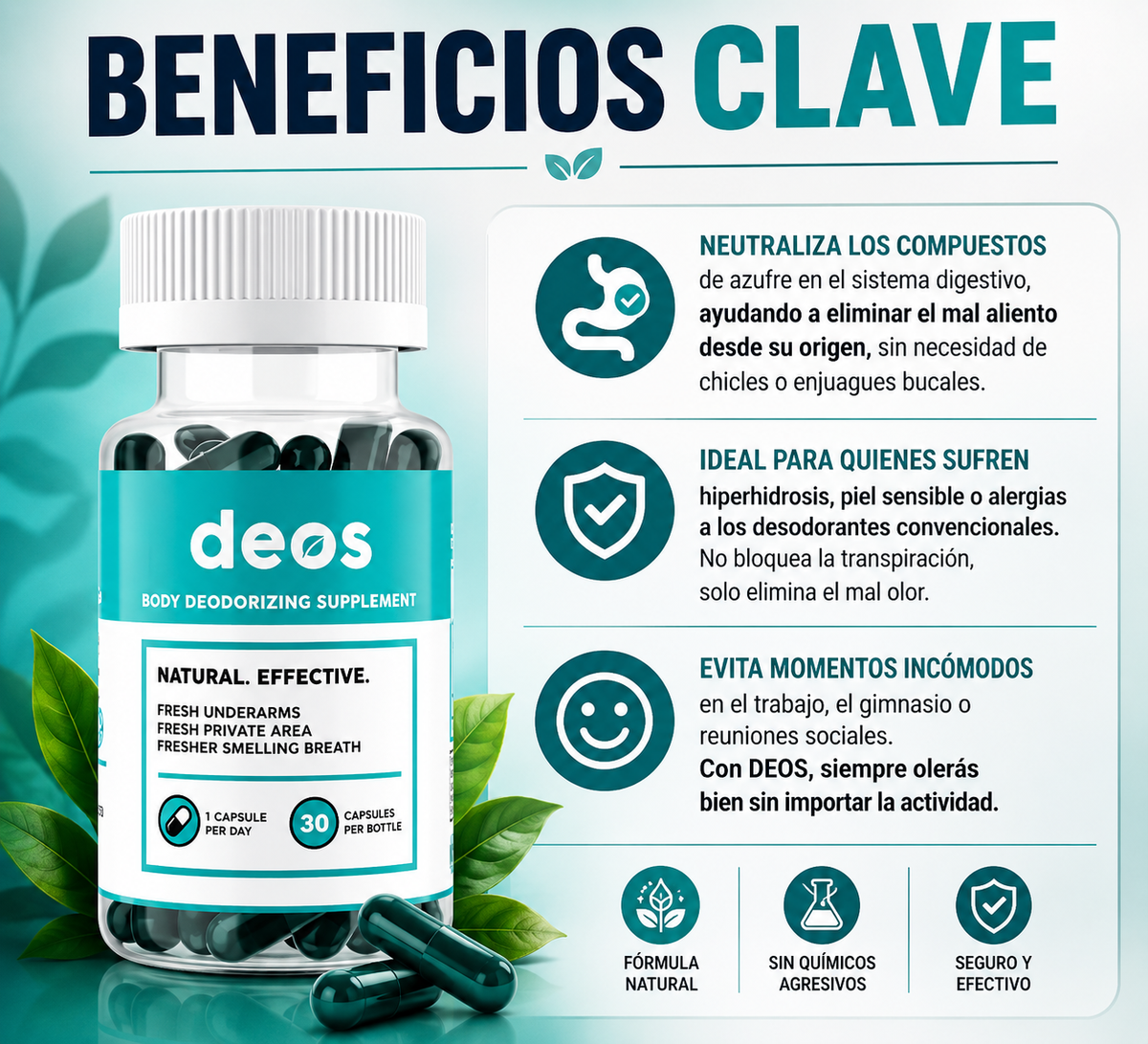DEOS - SUPLEMENTO CONTROL NATURAL DE OLORES
