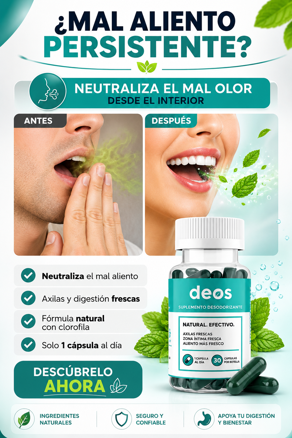 DEOS - SUPLEMENTO CONTROL NATURAL DE OLORES