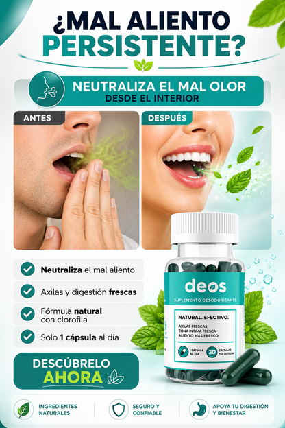 DEOS - SUPLEMENTO CONTROL NATURAL DE OLORES