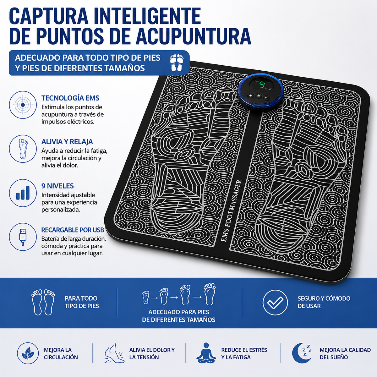 ALFOMBRA MASAJEADORA PARA PIES