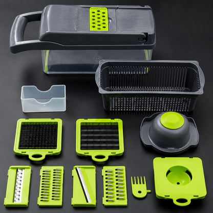 CORTADOR DE VEGETALES SHOPER — 14 PIEZAS