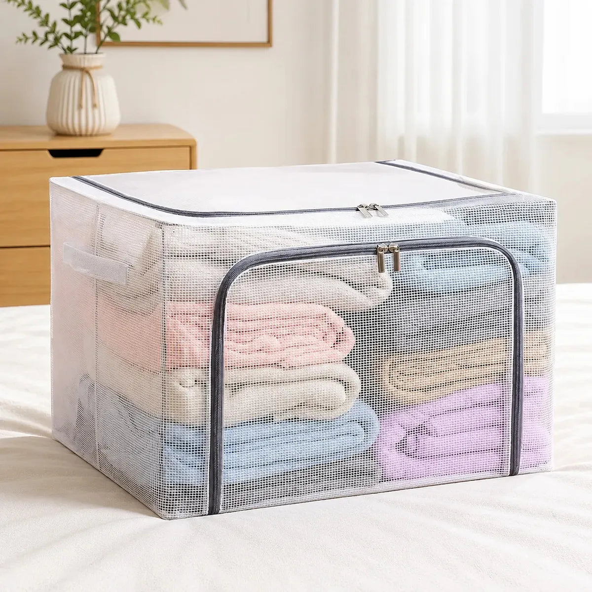 ORGANIZADOR MULTIUSO DE 100L – ¡AHORRA ESPACIO Y MANTEN TODO EN ORDEN!