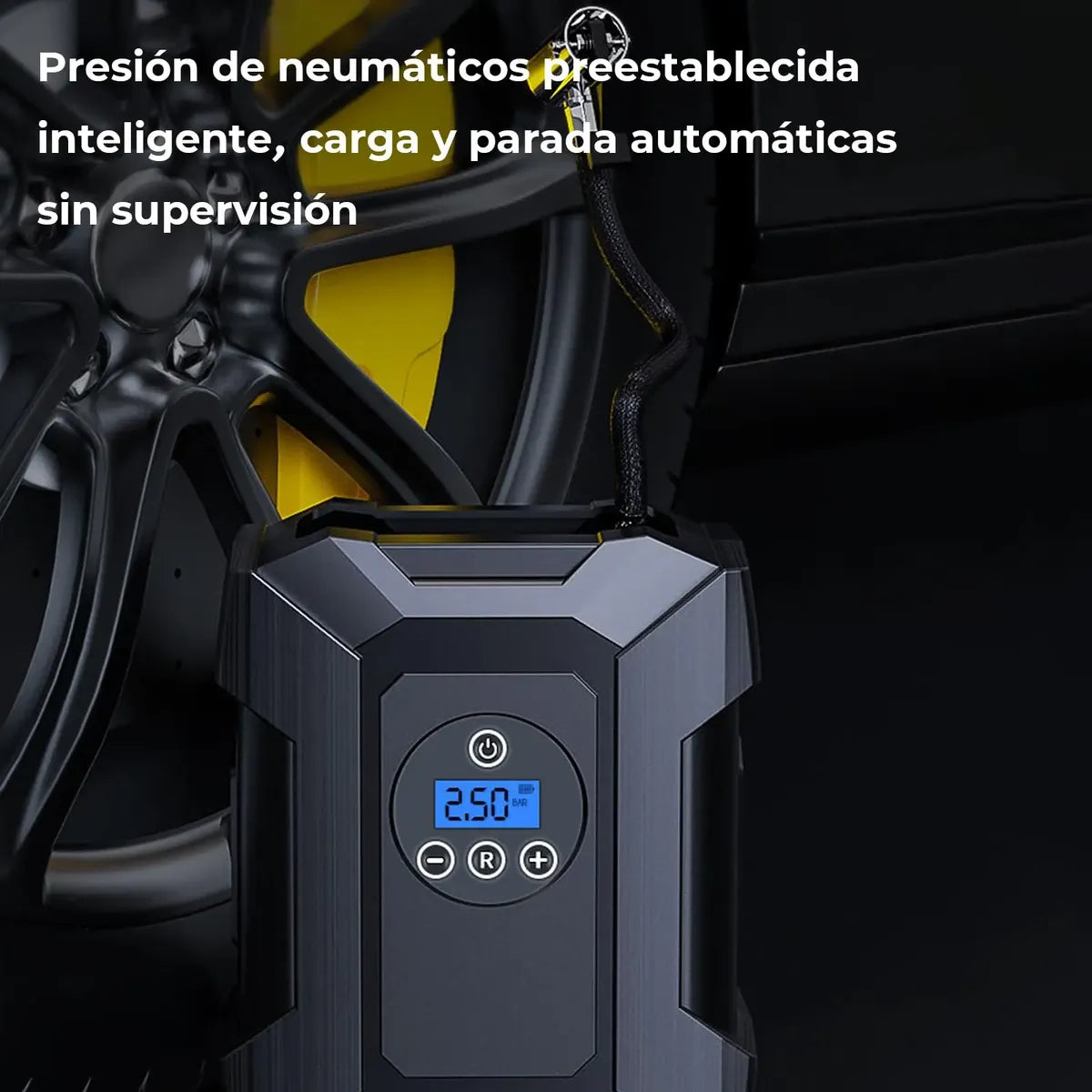 COMPRESOR DIGITAL PARA NEUMÁTICOS (VEHÍCULOS)