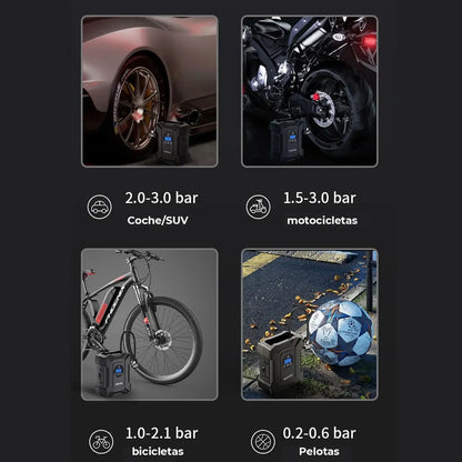 COMPRESOR DIGITAL PARA NEUMÁTICOS (VEHÍCULOS)