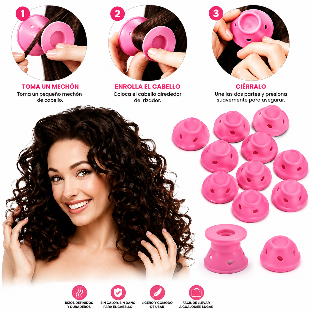 RIZADORES DE CABELLO SIN CALOR