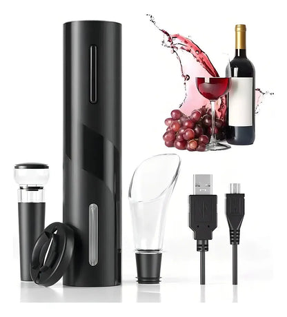 DESTAPADOR DE VINO ELÉCTRICO RECARGABLE